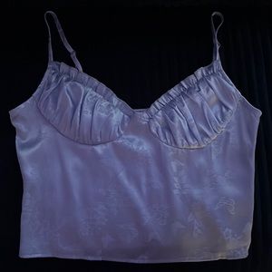 Blue Cropped PacSun Top